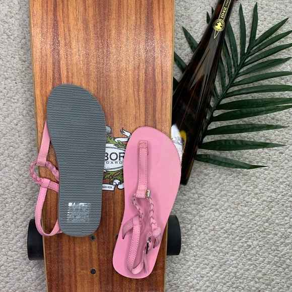 RAINBOW braid sandals - Picture 2 of 3